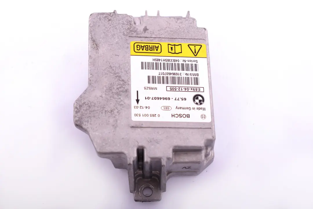 BMW E81 E87 E90 Unidad De Control Airbag ECU NO CRASH DATA - SKU 6964607 - Número de pieza 65776964607