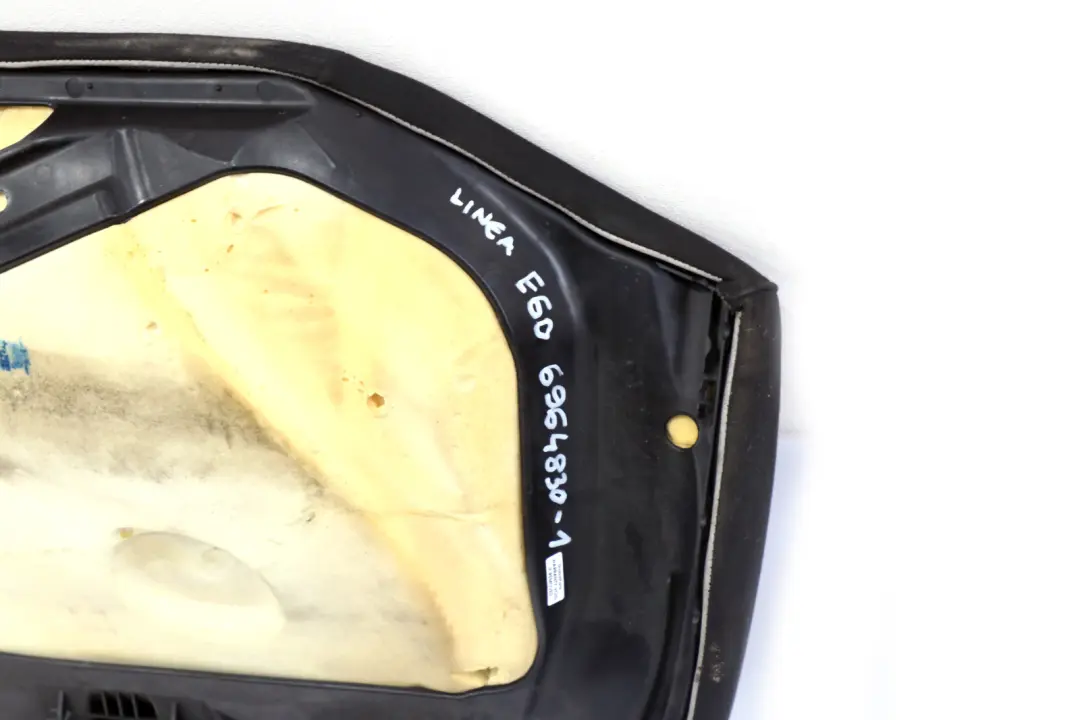BMW E60 1 Interior Asiento Trasero Sofa Sofa Tela Fluido Negro Antracita - SKU 6964830-1 - Número de pieza 6964830