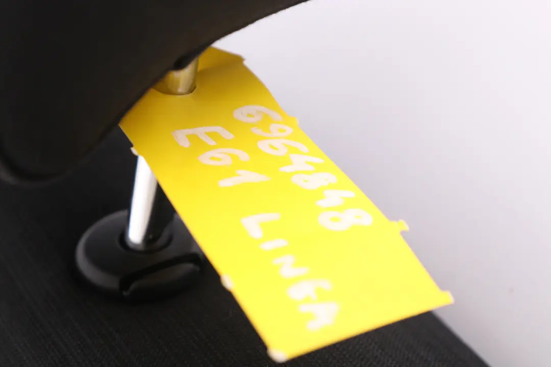 Housse de Siège Arrière Droit Dossier Tissu Noir pour BMW E61 Touring à propos du numéro de pièce 6964848 BMW E61 Touring Housse de Siège Arrière Droit Dossier Tissu Noir - SKU 6964848 - Numéro de pièce 6964848