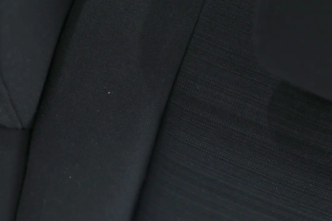 Left N/S Seat Cover Backrest Cloth Black Anthracite to BMW 5 Series E60 Rear with Part number 6965171 BMW 5 Series E60 Rear Left N/S Seat Cover Backrest Cloth Black Anthracite - SKU 6965171 - Part number 6965171