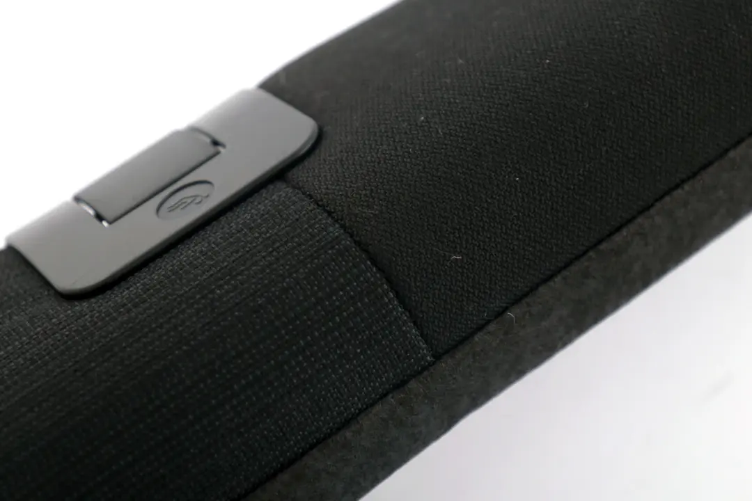 Base Isofix Cover Strip Cloth Black Anthracite to BMW 5 SERIES E61 E61N Rear Seat with Part number 6965210 BMW 5 SERIES E61 E61N Rear Seat Base Isofix Cover Strip Cloth Black Anthracite - SKU 6965210 - Part number 6965210