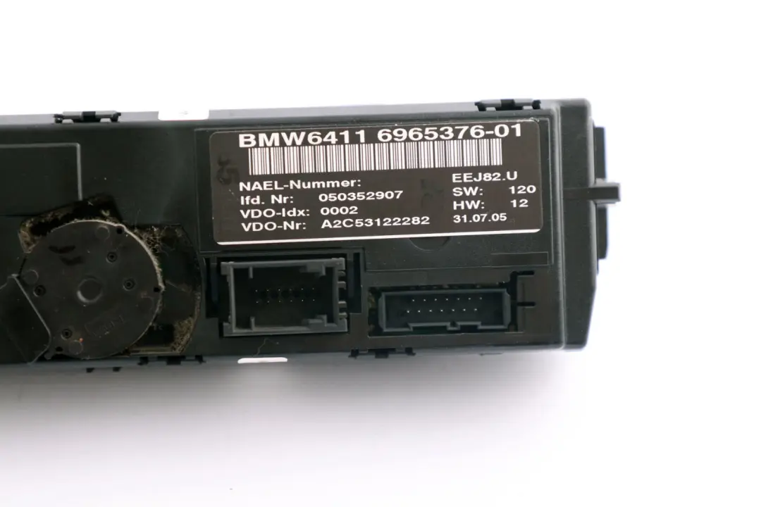 BMW 1 3 er E81 E87 E90 E91 E92 Bedienteil Klimaautomatik - SKU 6965375 - Teilenummer 6965376