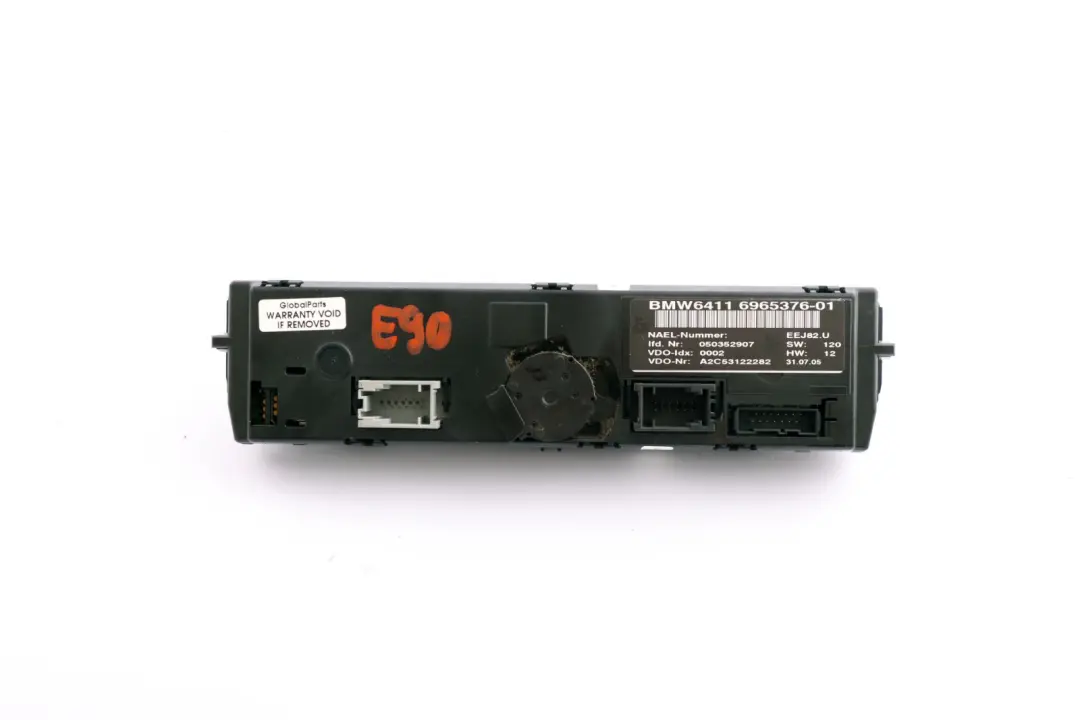 Conditioning Controls to BMW 1 3 Series E81 E87 E90 E91 E92 Automatic Air with Part number 6965376 BMW 1 3 Series E81 E87 E90 E91 E92 Automatic Air Conditioning Controls - SKU 6965375 - Part number 6965376