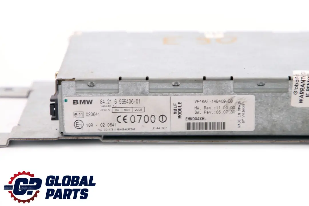 Módulo Carga Electrónica BMW E81 E87 E90 Con Control Manos Libres MULF para con número de pieza 6965406 Módulo Carga Electrónica BMW E81 E87 E90 Con Control Manos Libres MULF - SKU 6965406 - Número de pieza 6965406