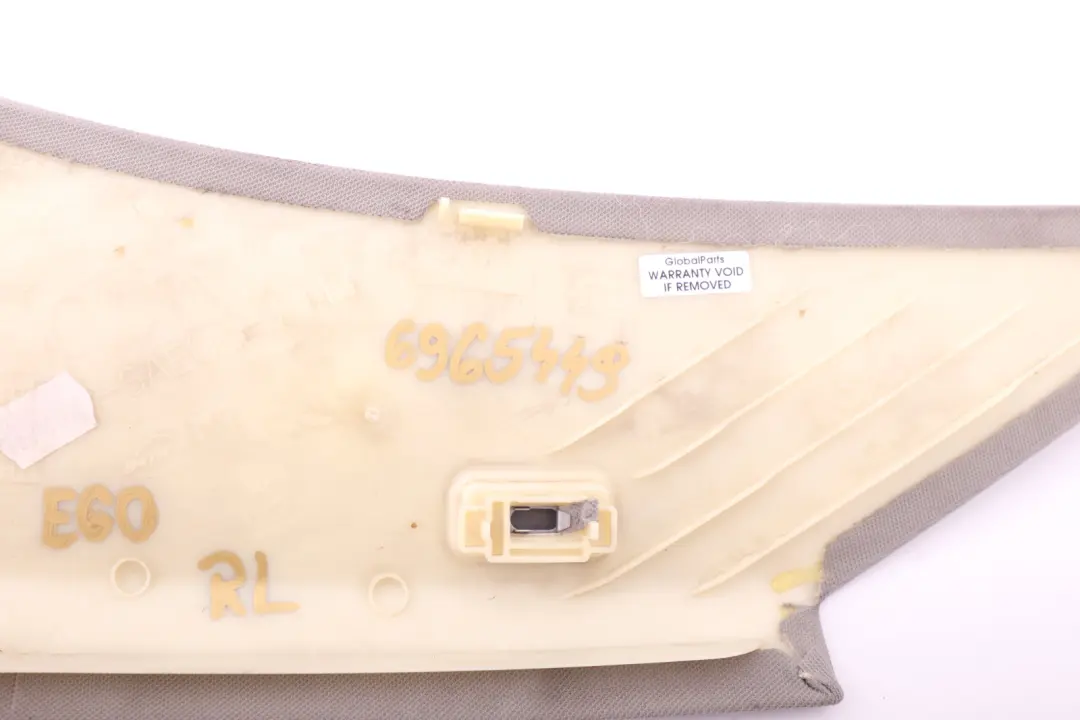 Osłona Słupka C Tylna Lewa Tył Lewy Szara do BMW E60 o numerze 6965449 BMW E60 Osłona Słupka C Tylna Lewa Tył Lewy Szara - SKU 6965449 - Numer Części 6965449