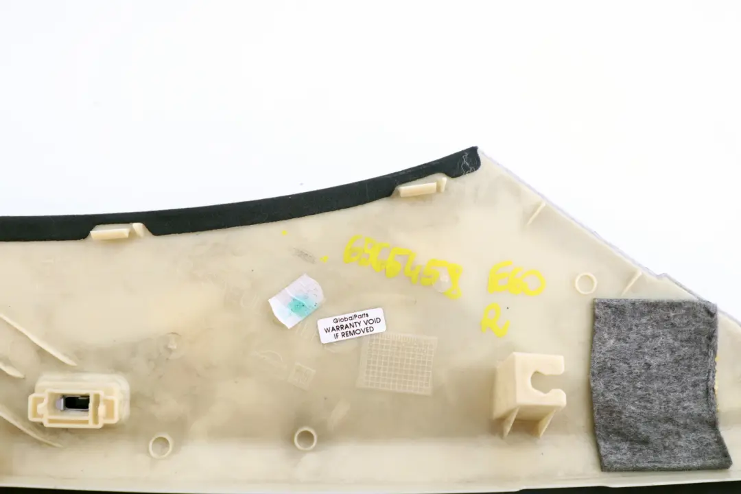 BMW 5 Reihe E60 LCI Verkleidung C-Säule hinten rechts ANTHRAZIT - SKU 6965458 - Teilenummer 7027094