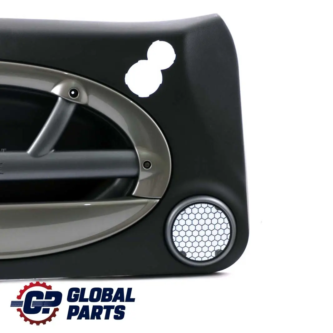 Türverkleidung Dekor Anthrazit vorn links Panther Schwarz Grau für BMW Mini R50 R53 mit Teilenummer 6965525 BMW Mini R50 R53 Türverkleidung Dekor Anthrazit vorn links Panther Schwarz Grau - SKU 6965525 - Teilenummer 6965525