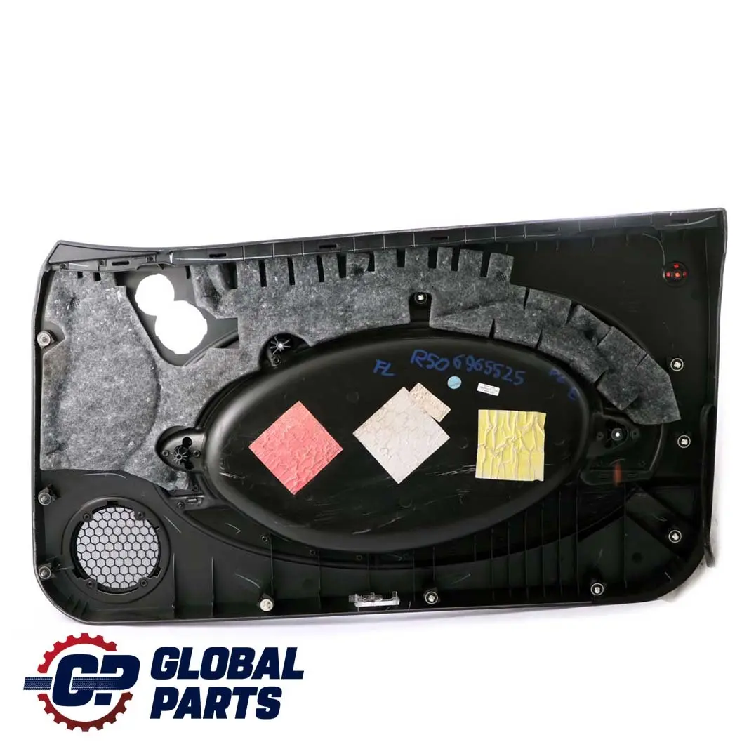 Front Left N/S Door Card Side Trim Panther Black Royal Grey BMW Mini R50 R53 - SKU 6965525 - Part number 6965525
