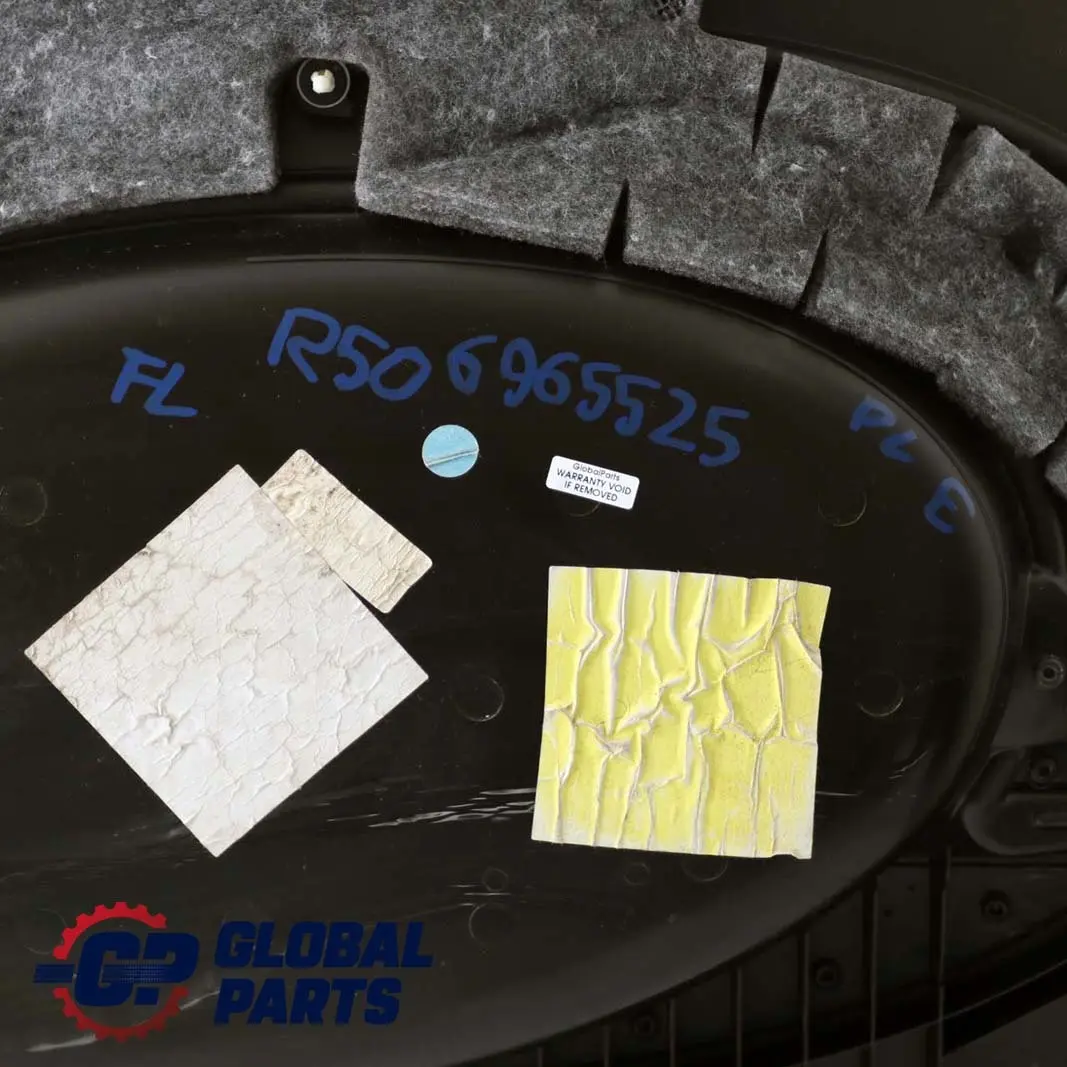 Front Left Door Card Side Trim Panther Black Royal Grey para Mini R50 R53 con número de pieza 6965525 Mini R50 R53 Front Left Door Card Side Trim Panther Black Royal Grey - SKU 6965525 - Número de pieza 6965525