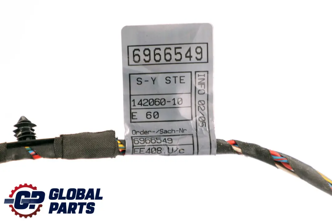 BMW 5 Series E60 E61 Front Door Wiring Loom Harness Passengers Side - SKU 6966551 - Part number 6966549