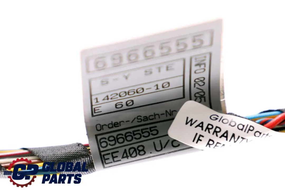 Front Door Wiring Loom Harness Passenger Side to BMW 5 E60 E61 with Part number 6966555 BMW 5 E60 E61 Front Door Wiring Loom Harness Passenger Side - SKU 6966558 - Part number 6966555