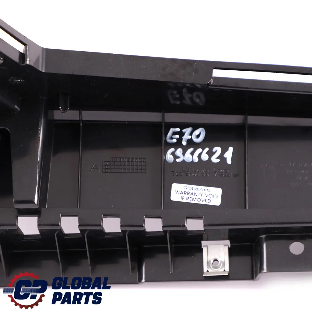BMW X5 E70 Rear Left N/S Luggage Compartment Rail Cover Trunk Trim - SKU 6966621 - Part number 6961849