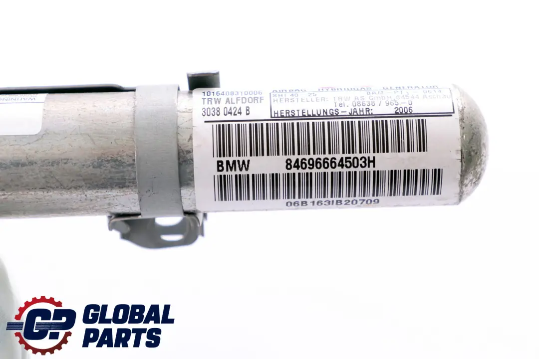  Modulo Aire Cortina BMW E90 E90 LCI Cabeza Aire Techo Izquierda Lado - SKU 6966645 - Número de pieza 72126966645