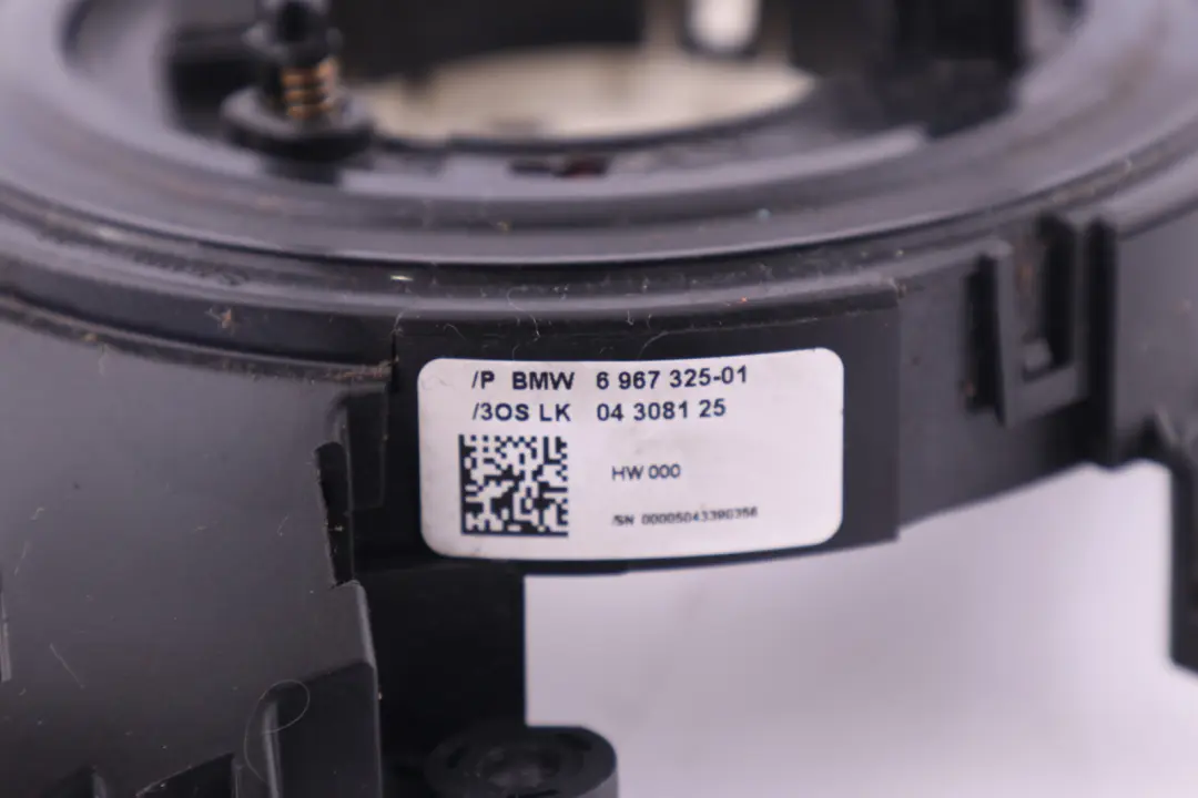 Anillo Colector Interruptores Columna 6989556 para BMW E81 E87 E90 E91 E92 con número de pieza 6967325 BMW E81 E87 E90 E91 E92 Anillo Colector Interruptores Columna 6989556 - SKU 6967325 - Número de pieza 6967325