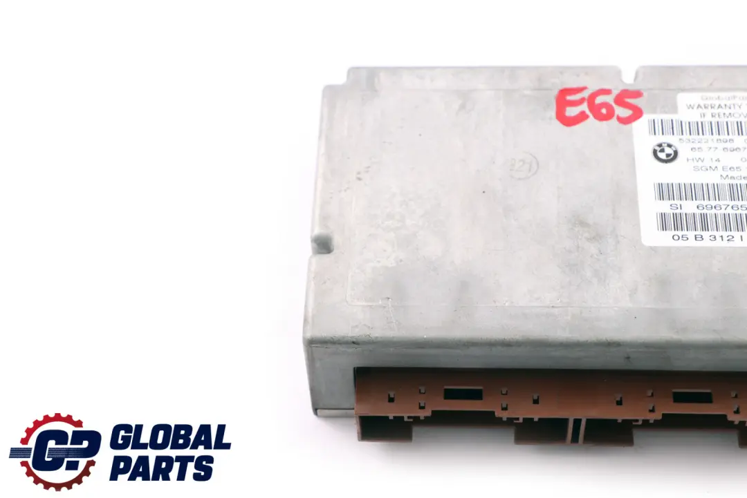 BMW E65 E66 Module Gateway De L'unité De Contrôle De L'airbag ECU - SKU 6967658 - Numéro de pièce 6967658