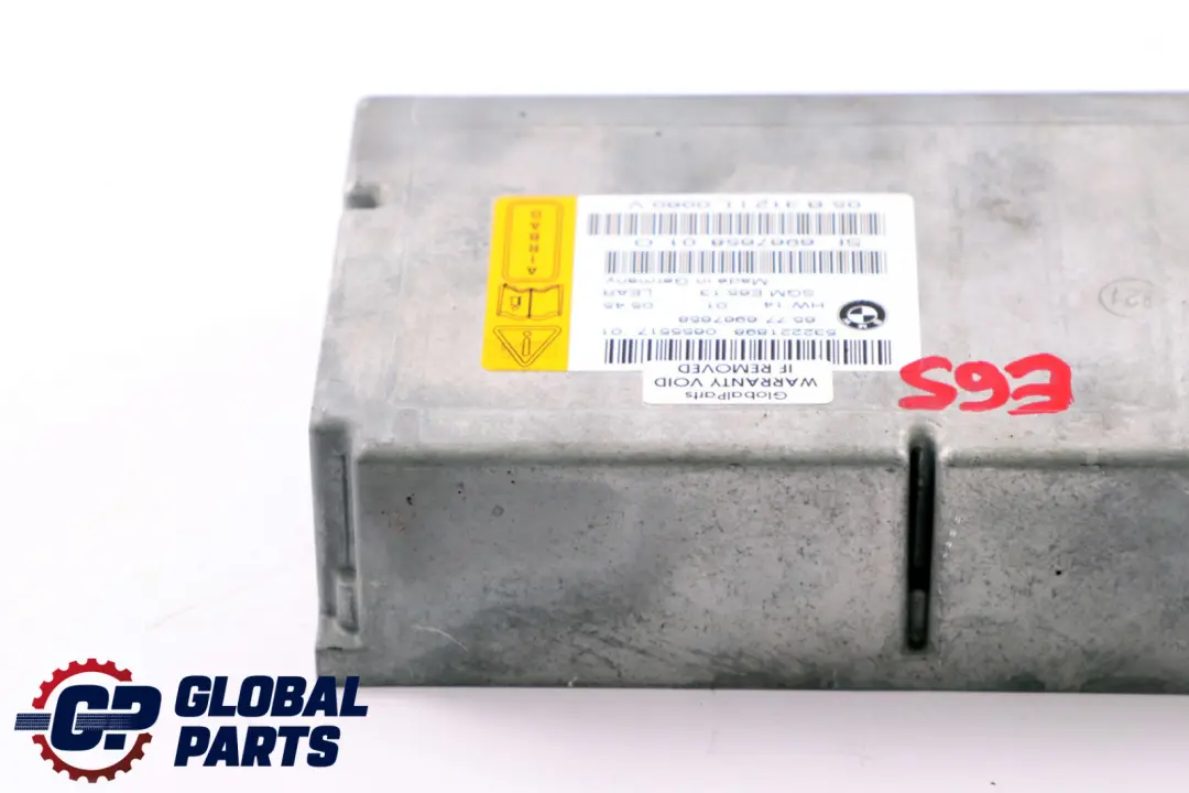 Airbag ECU Unidad De Control Gateway Módulo para BMW E65 E66 con número de pieza 6967658 BMW E65 E66 Airbag ECU Unidad De Control Gateway Módulo - SKU 6967658 - Número de pieza 6967658
