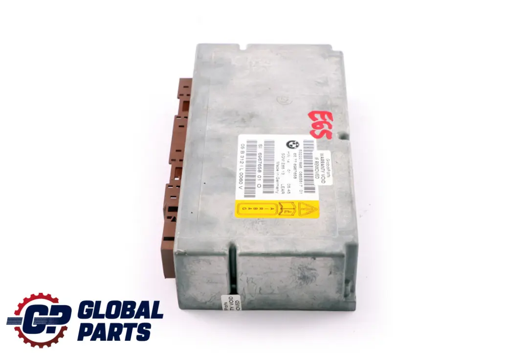 Airbag ECU Steuergerät Gateway Modul für BMW E65 E66 mit Teilenummer 6967658 BMW E65 E66 Airbag ECU Steuergerät Gateway Modul - SKU 6967658 - Teilenummer 6967658