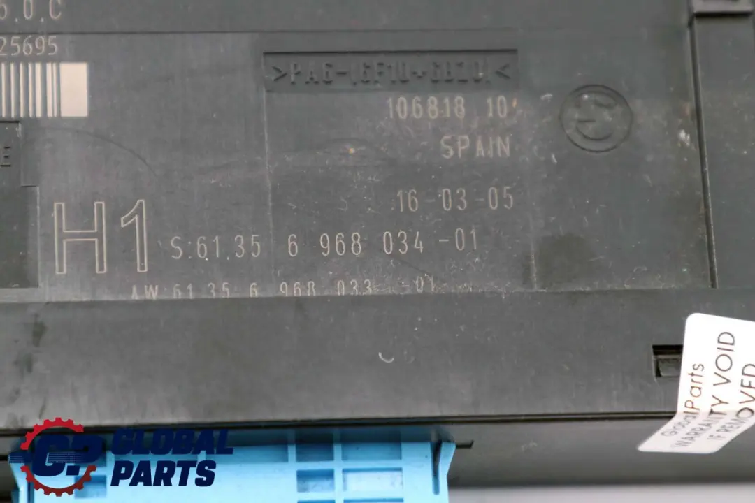 BMW 3 Series E90 ECU Body Control Module H1 6135 - SKU 6968034 - Part number 61356968034