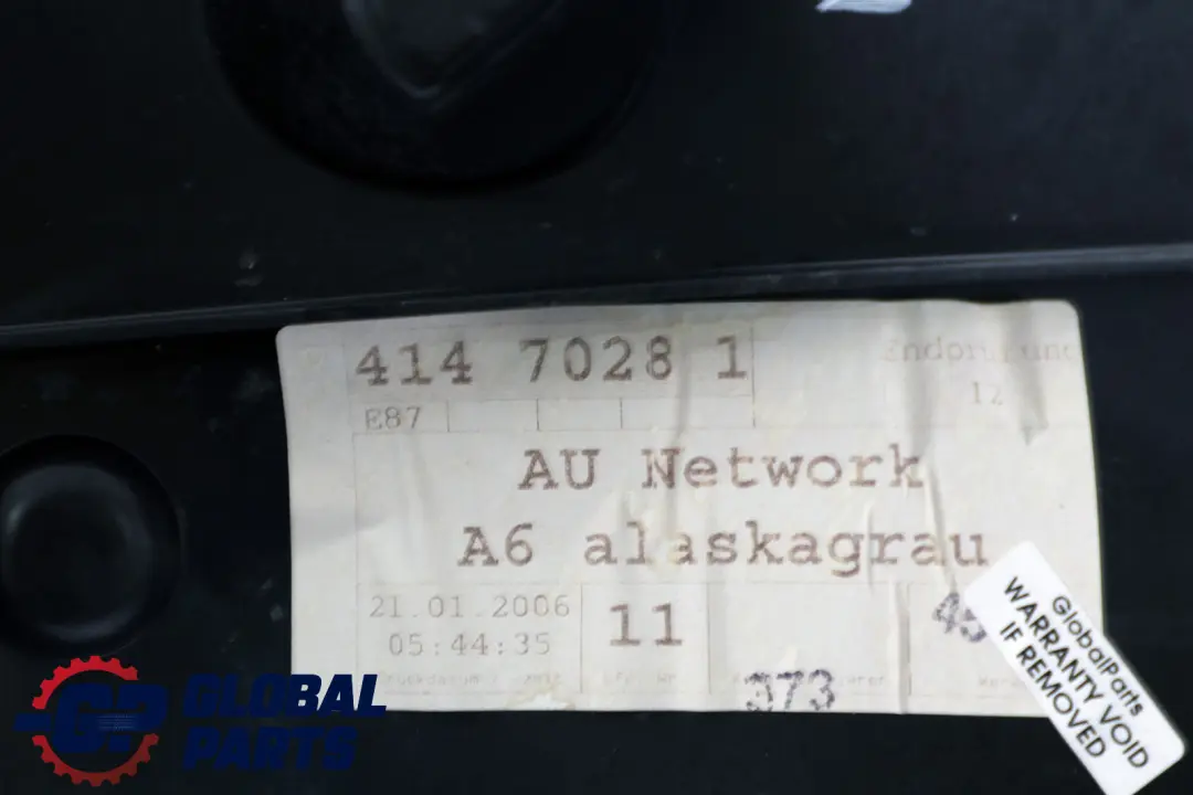 Side Finisher Corner Right O/S Cloth Network Grey to BMW 1 Series E87 Rear Seat with Part number 6968814 BMW 1 Series E87 Rear Seat Side Finisher Corner Right O/S Cloth Network Grey - SKU 6968814 - Part number 6968814