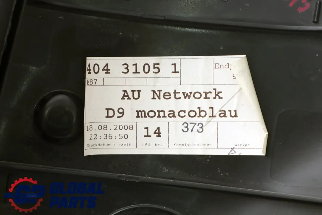 Boczek Kanapy Lewy Tył Monaco Blue do BMW E87 o numerze 6968815 BMW E87 Boczek Kanapy Lewy Tył Monaco Blue - SKU 6968815 - Numer Części 6968815