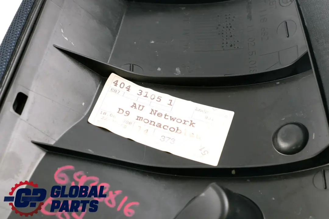 Boczek kanapy prawy materiał monacoblau do BMW e87 o numerze 52206968816 BMW e87 Boczek kanapy prawy materiał monacoblau - SKU 6968816 - Numer Części 52206968816