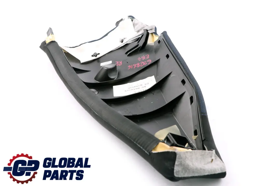 Cloth Lateral Trim Panel Rear Right Seat Side O/S Monaco Blue to BMW 1 SERIES E87 with Part number 52206968816 BMW 1 SERIES E87 Cloth Lateral Trim Panel Rear Right Seat Side O/S Monaco Blue - SKU 6968816 - Part number 52206968816