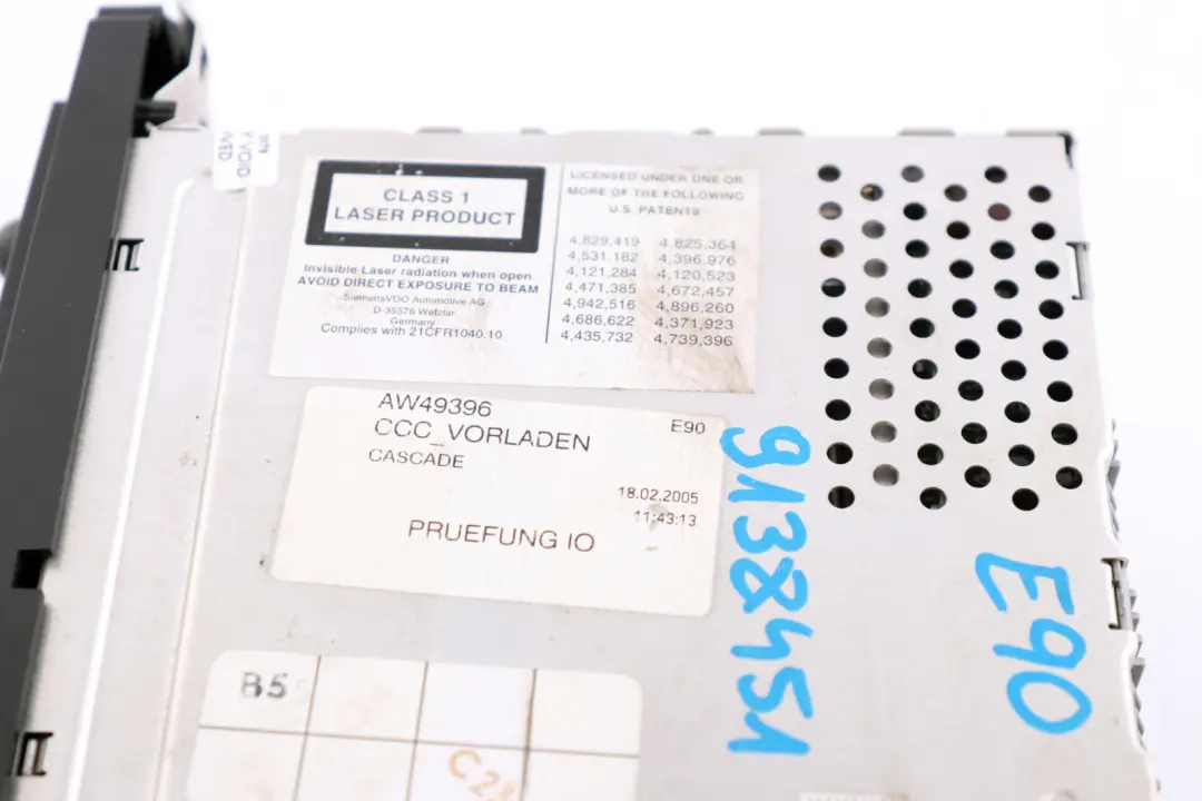 CCC CD Professional Navigation System Controller to BMW 1 3 Series E87 E90 with Part number 6968822 BMW 1 3 Series E87 E90 CCC CD Professional Navigation System Controller - SKU 6968822 - Part number 6968822