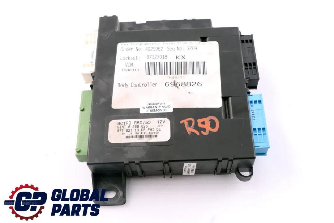 Body Control Unit Basic Module BCM BC1RD Mini R50 R53 - SKU 6968826 - Part number 6968826