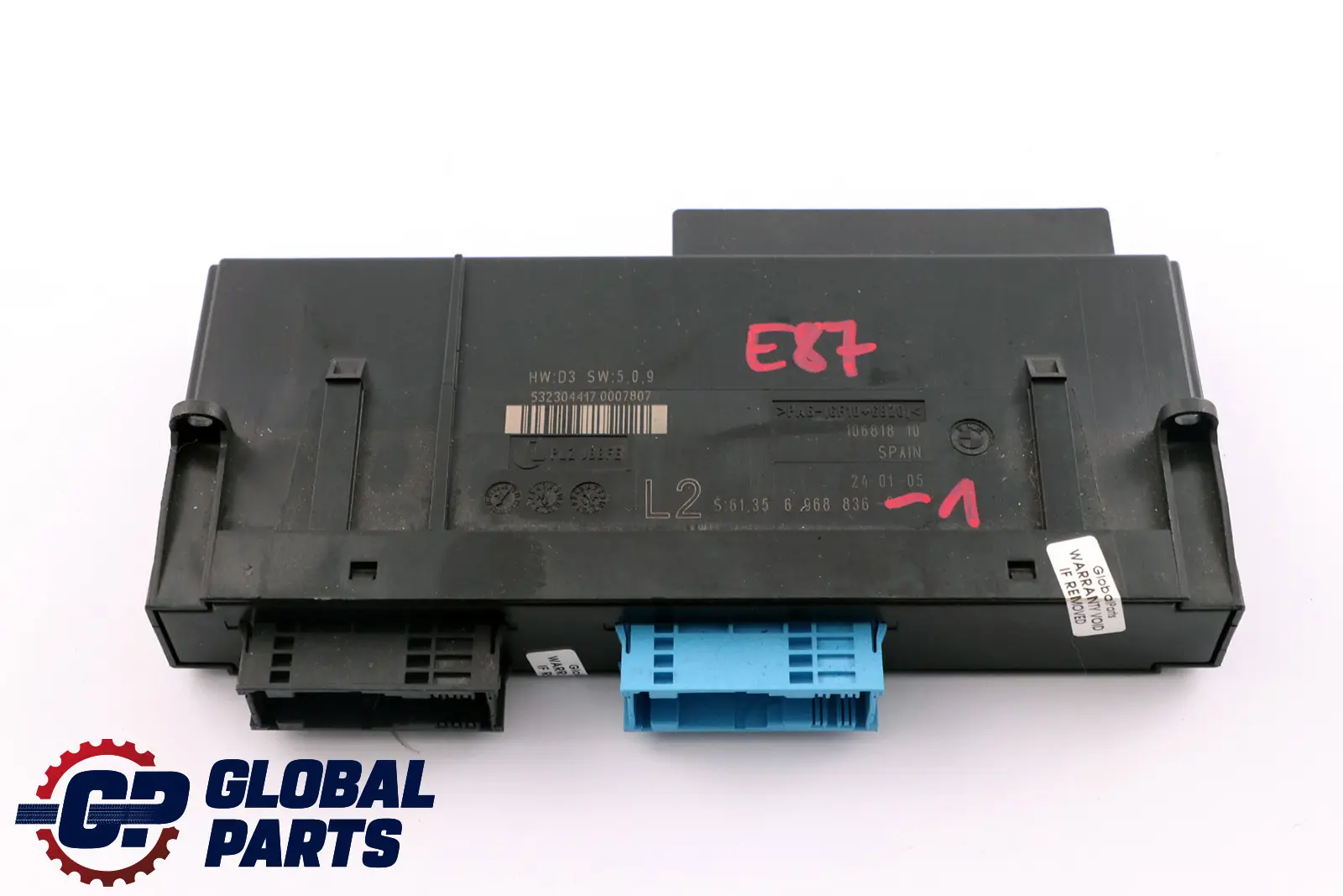 BMW E87 MODULE DE CONTRoLE DU CORPS L2 61356968836 6968836