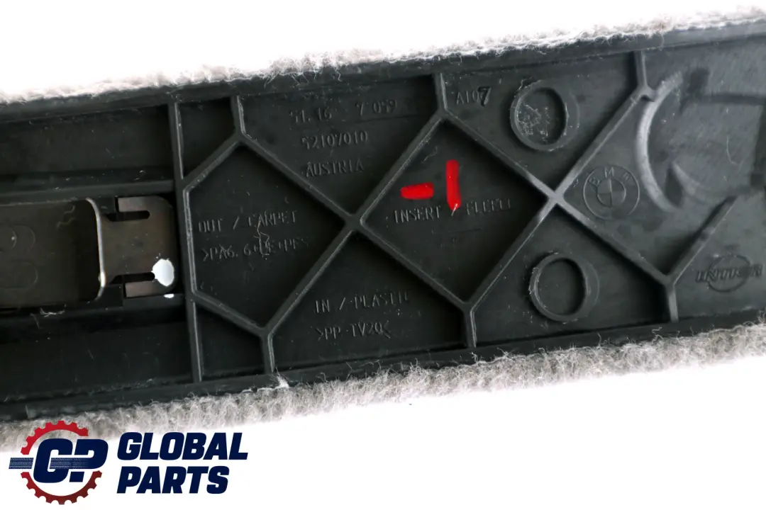 BMW 5 Series E60 E61 Front Right O/S Centre Console Trim Panel Grey 7059952 - SKU 6968940 - Part number 6968940