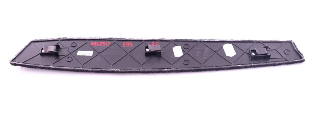 Right Centre Console Trim Panel O/S Black 6960992 BMW E63 E64 Rear - SKU 6968942 - Part number 6968942