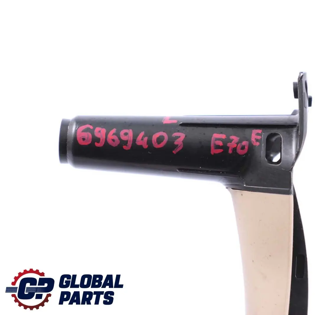 Carrier Door Panel Pull Handle Trim Left N/S Savanna Beige to BMW X5 X6 E70 E71 with Part number 6969403 BMW X5 X6 E70 E71 Carrier Door Panel Pull Handle Trim Left N/S Savanna Beige - SKU 6969403 - Part number 6969403