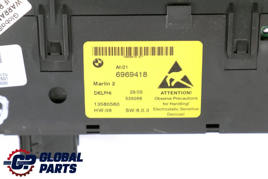 Interruptor Consola Central DTC PDC para BMW E60 E61 con número de pieza 6969418 BMW E60 E61 Interruptor Consola Central DTC PDC - SKU 6969418 - Número de pieza 6969418