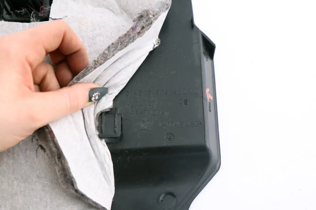 Passengers Footwell Trim Panel Bottom Black to BMW 1 Series E87 with Part number 6969532 BMW 1 Series E87 Passengers Footwell Trim Panel Bottom Black - SKU 6969532-1 - Part number 6969532