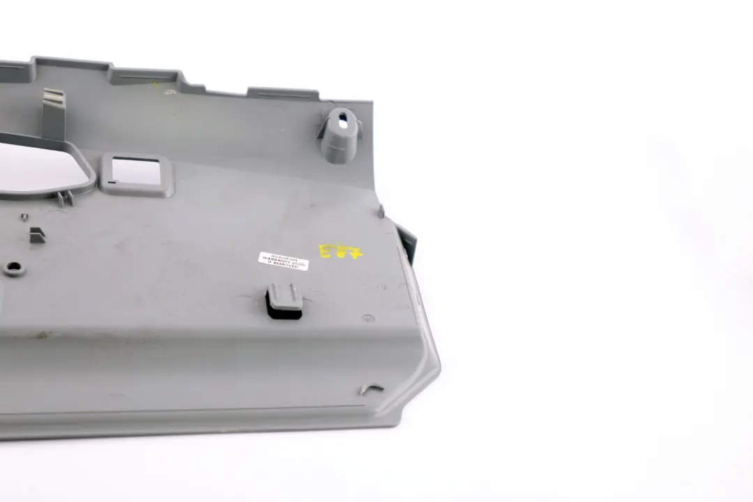 Passenger's Footwell Trim Panel Bottom Alaskagrau Grey to BMW 1 Series E87 with Part number 6969532 BMW 1 Series E87 Passenger's Footwell Trim Panel Bottom Alaskagrau Grey - SKU 6969532 - Part number 6969532