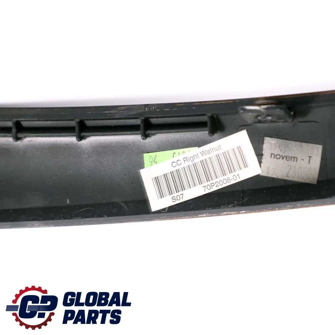 Listón Madera Recorte Derecho Consola Central Burr Walnut para BMW X5 X6 E70 E71 con número de pieza 6969536 BMW X5 X6 E70 E71 Listón Madera Recorte Derecho Consola Central Burr Walnut - SKU 6969536 - Número de pieza 6969536