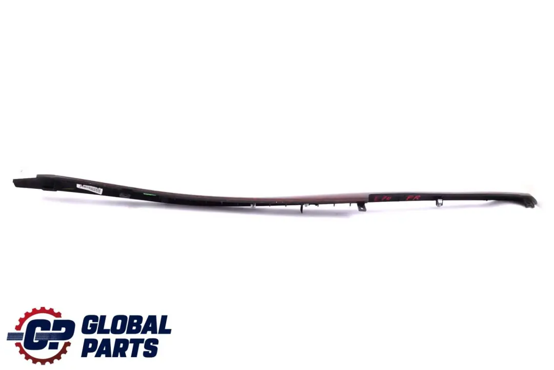 BMW X6 Series E71 Wood Strip Trim Right O/S Centre Console Bamboo Grain Dark - SKU 6969540 - Part number 6969540