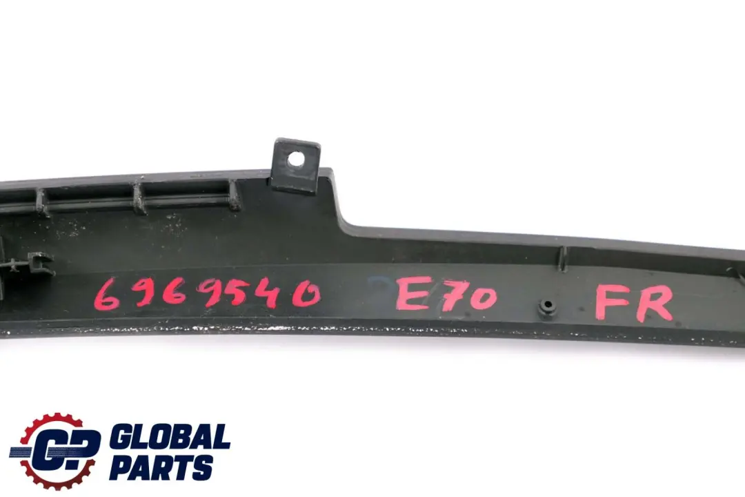 BMW X6 Series E71 Wood Strip Trim Right O/S Centre Console Bamboo Grain Dark - SKU 6969540 - Part number 6969540