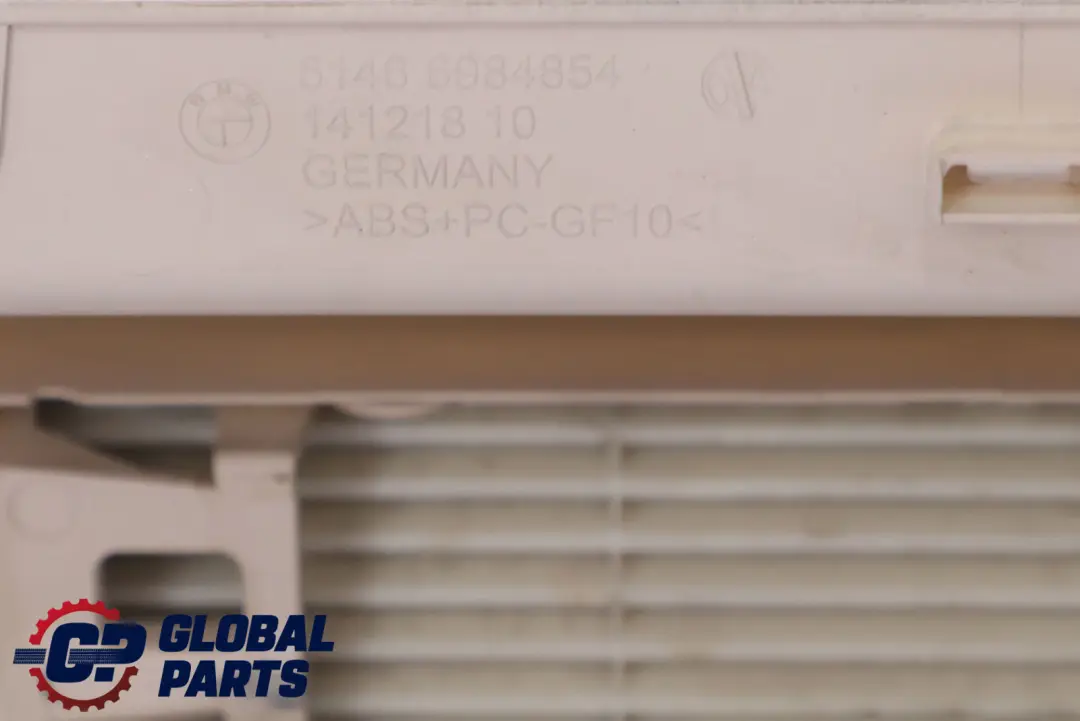 Centre Grill Carrier Bracket Trim Panel Cream Beige 6984854 to BMW E93 Convertible with Part number 6969923 BMW E93 Convertible Centre Grill Carrier Bracket Trim Panel Cream Beige 6984854 - SKU 6969923 - Part number 6969923