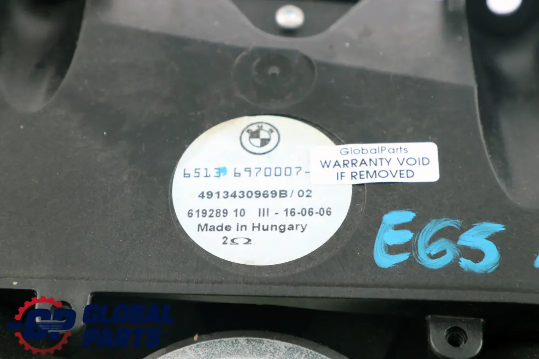 BMW E65 E66 E67 Lewy Głośnik Niskotonowy - SKU 6970007 - Numer Części 6901323