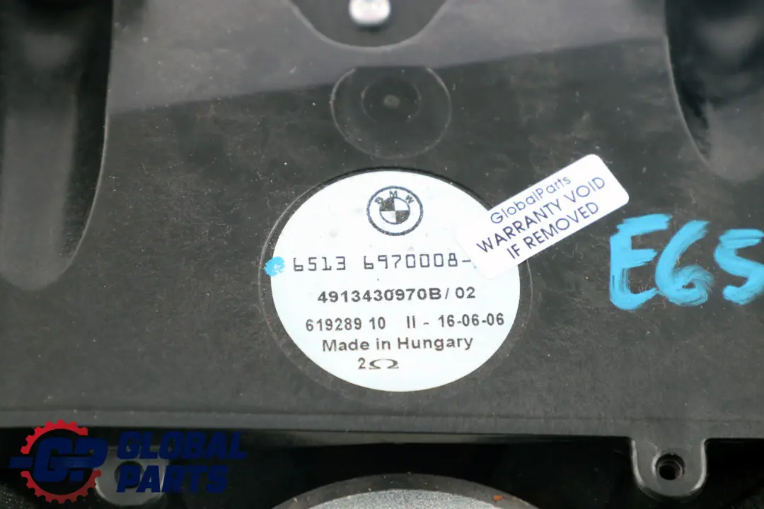 Altavoz De Graves BMW E65 E66 Derecho Sistema Hifi para con número de pieza 6901324 Altavoz De Graves BMW E65 E66 Derecho Sistema Hifi - SKU 6970008 - Número de pieza 6901324