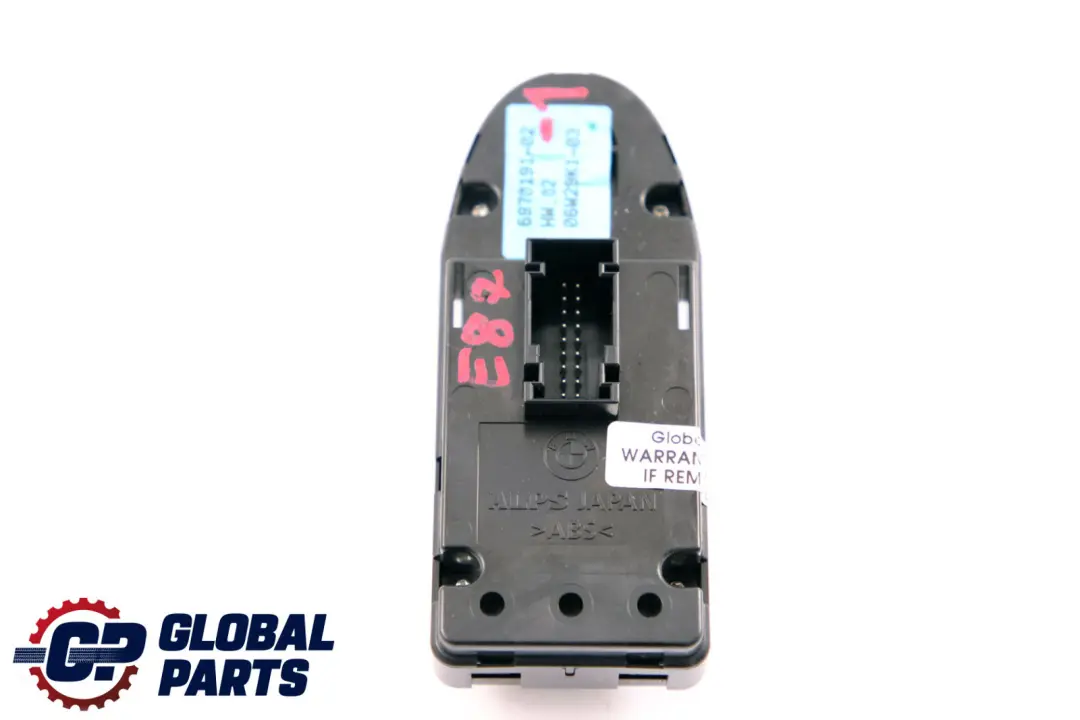 Switch Window Lifter Driver's Side Right O/S 6970191 to BMW 1 Series E87 with Part number 9217240 BMW 1 Series E87 Switch Window Lifter Driver's Side Right O/S 6970191 - SKU 6970191-2 - Part number 9217240
