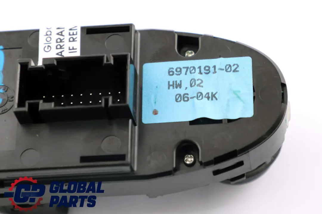 BMW E87 Interruptor Elevalunas Lado Conductor Derecho Negro - SKU 6970191 - Número de pieza 9217240