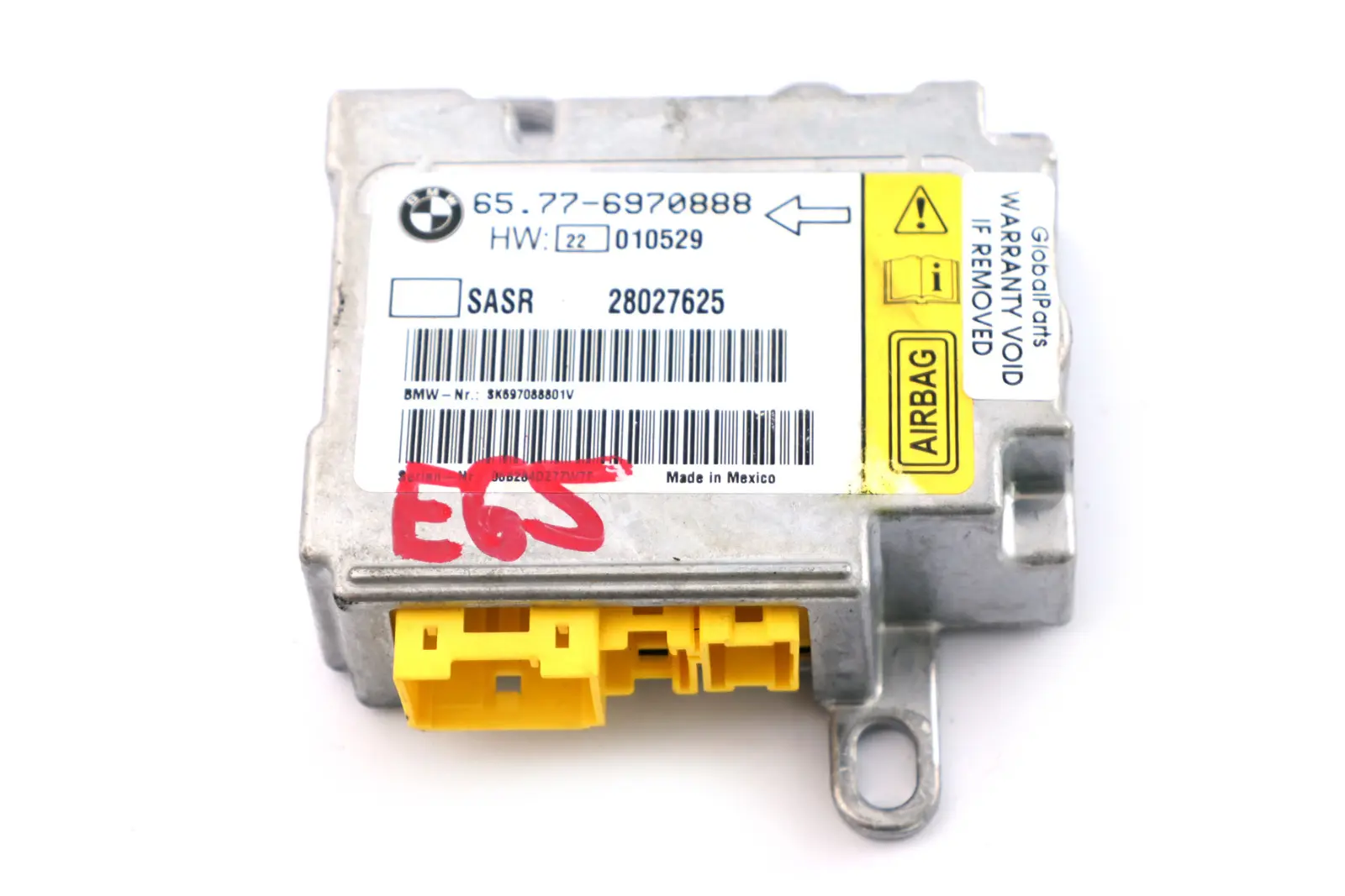BMW E65 E66 E67 A-Pillar Sensor Derecho 6970888