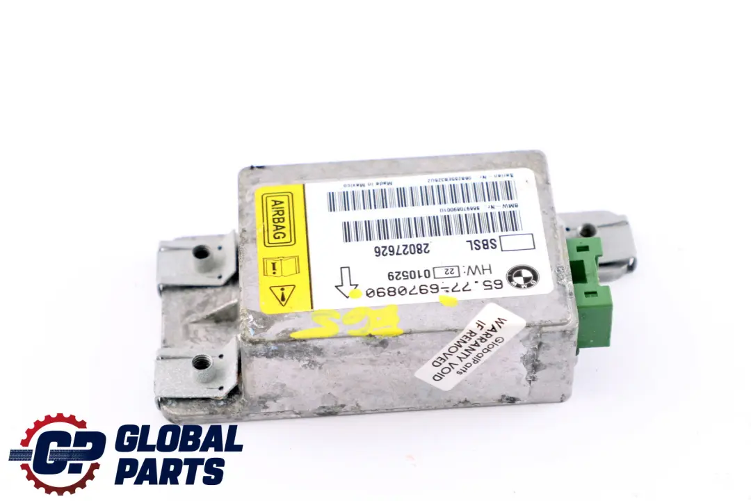 BMW 7 Series E65 E66 E67 Sensor B-pillar Left Airbag N/S - SKU 6970890 - Part number 6946111