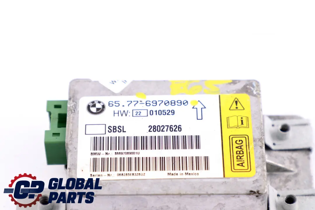 BMW 7 Series E65 E66 E67 Sensor B-pillar Left Airbag N/S - SKU 6970890 - Part number 6946111