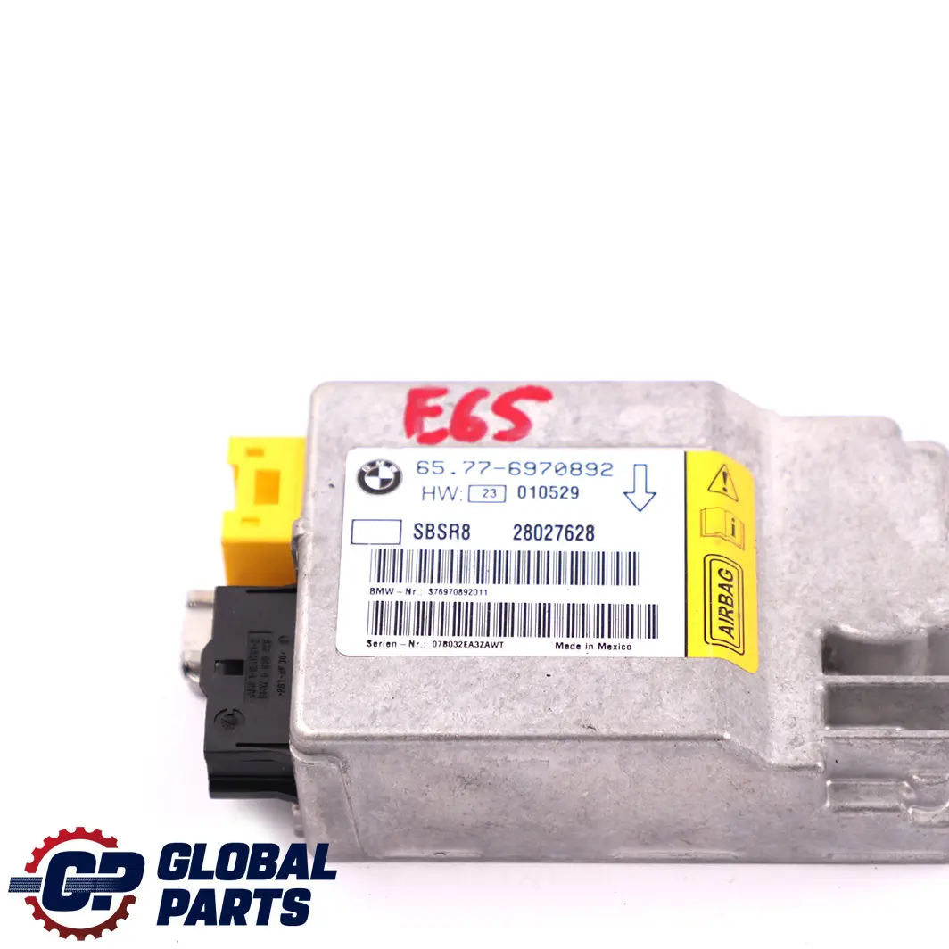 Sensore Montante B Airbag Destro per BMW E65 E66 con numero di parte 6970892 BMW E65 E66 Sensore Montante B Airbag Destro - SKU 6970892 - Numero di parte 6970892