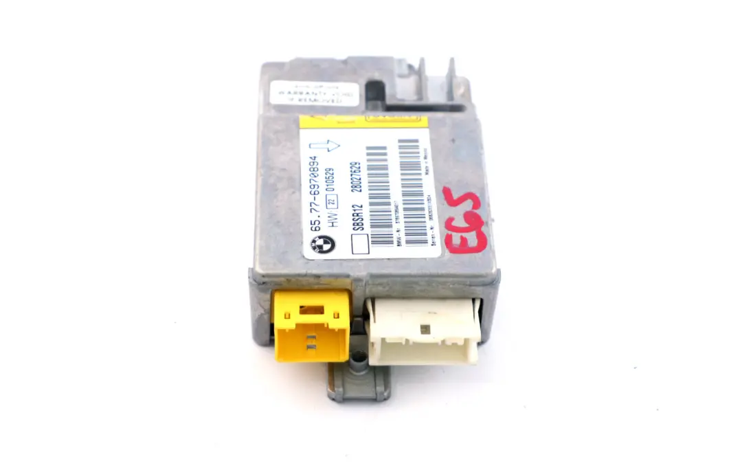 Sensore Airbag Montante B Destro per BMW E65 E66 E67 con numero di parte 6970894 BMW E65 E66 E67 Sensore Airbag Montante B Destro - SKU 6970894 - Numero di parte 6970894