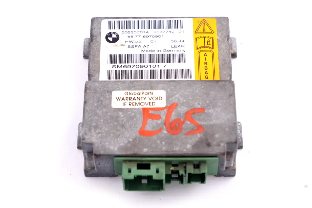 Sterownik Fotela Poduszki Powietrznej do BMW E65 E67 o numerze 6970901 BMW E65 E67 Sterownik Fotela Poduszki Powietrznej - SKU 6970901 - Numer Części 6970901
