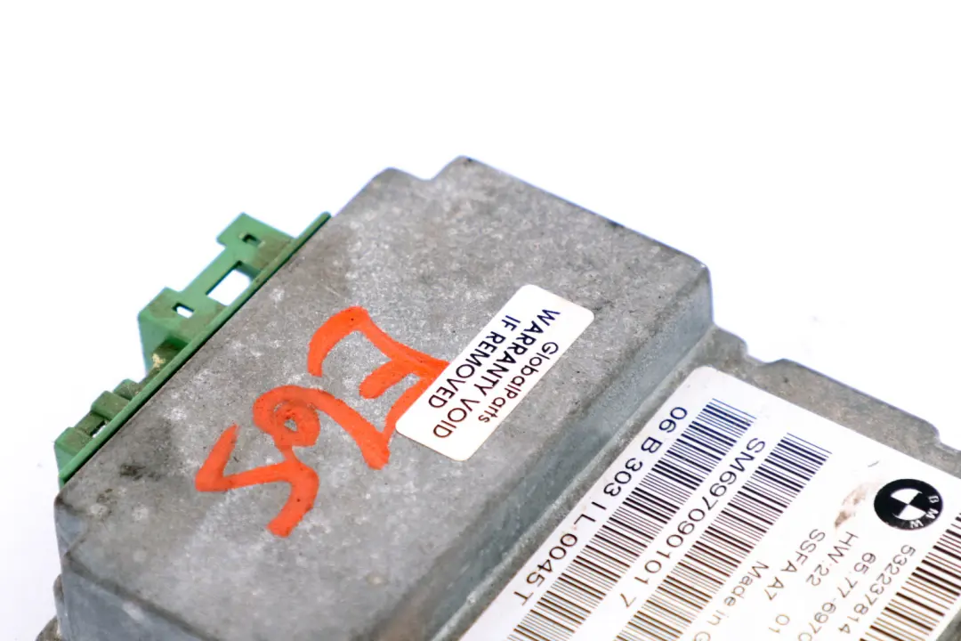 BMW E65 E66 E67 Sensor Airbag Asiento Conductor 6577 - SKU 6970901 - Número de pieza 6970901